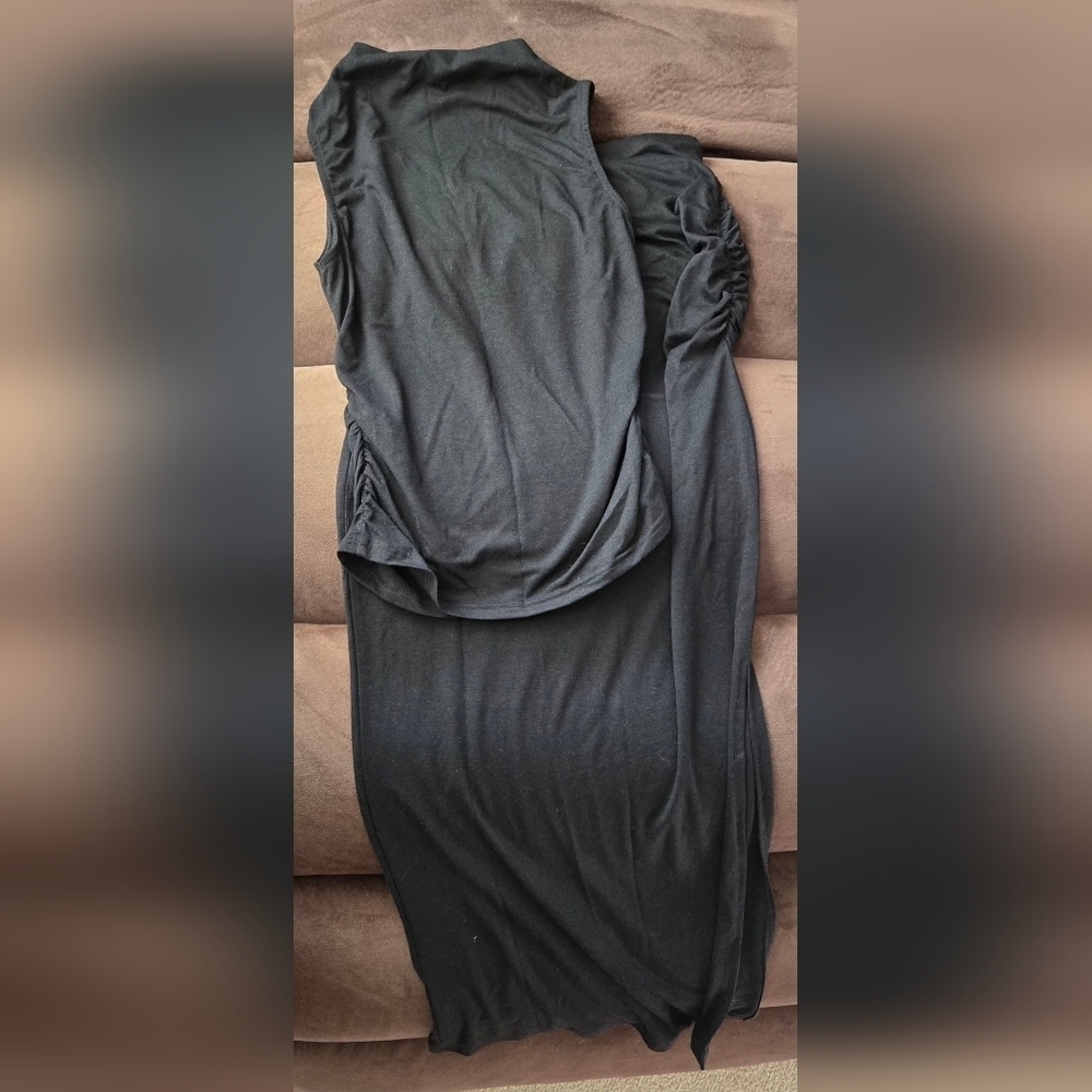 BTFBM Knit Top Split Maxi Skirt Set #1180 - Picture 4 of 14